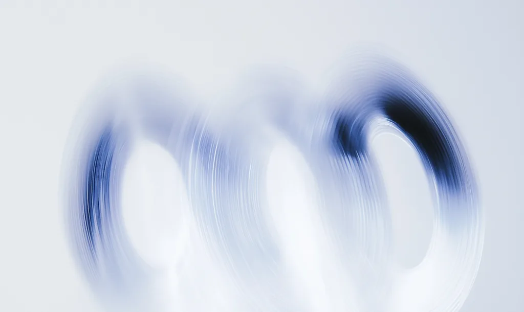 Abstract Swirling Circles